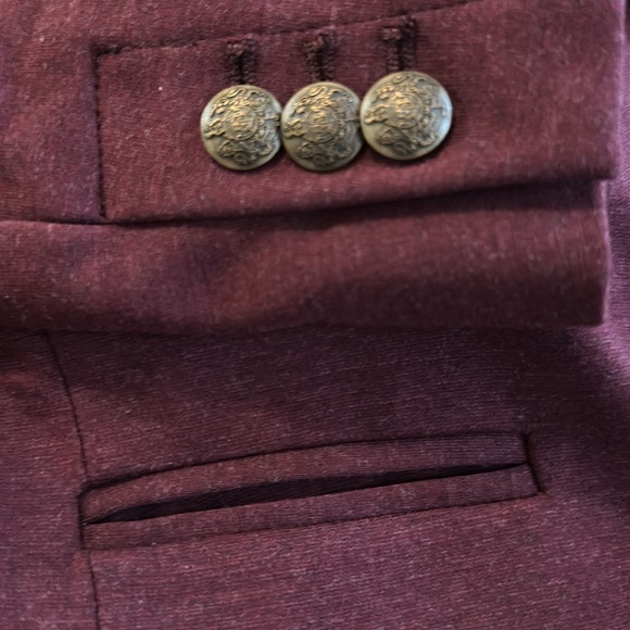 J. Crew Size 10 Maroon Blazer EUC - Picture 9 of 9